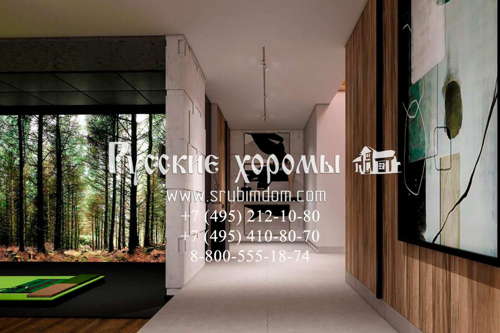 Дизайн цокольного этажа в деревянном доме