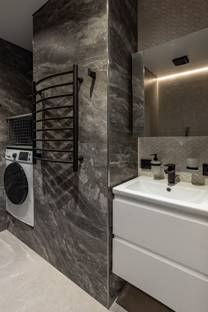 Квартира в серых тонах