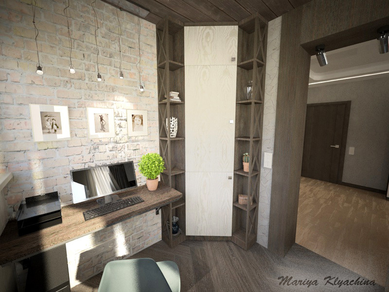 Гостиная с балконом