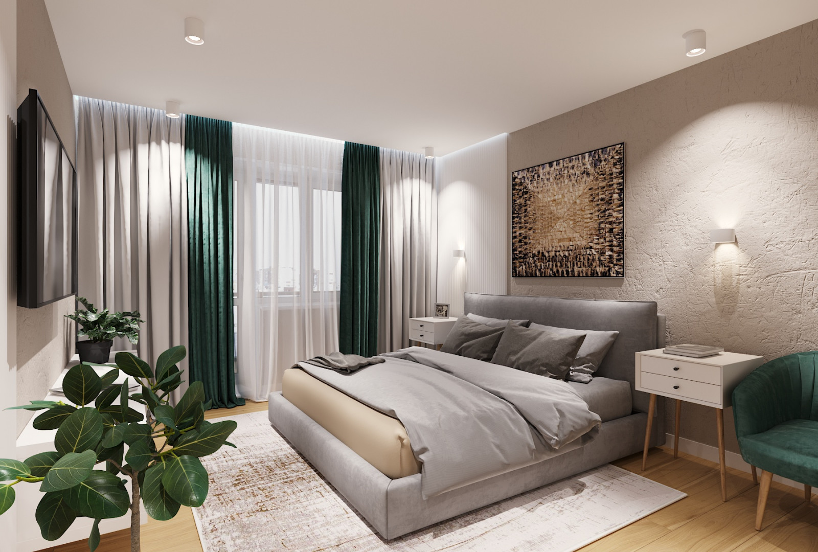 Обложка проекта: 2-х комнатная квартира