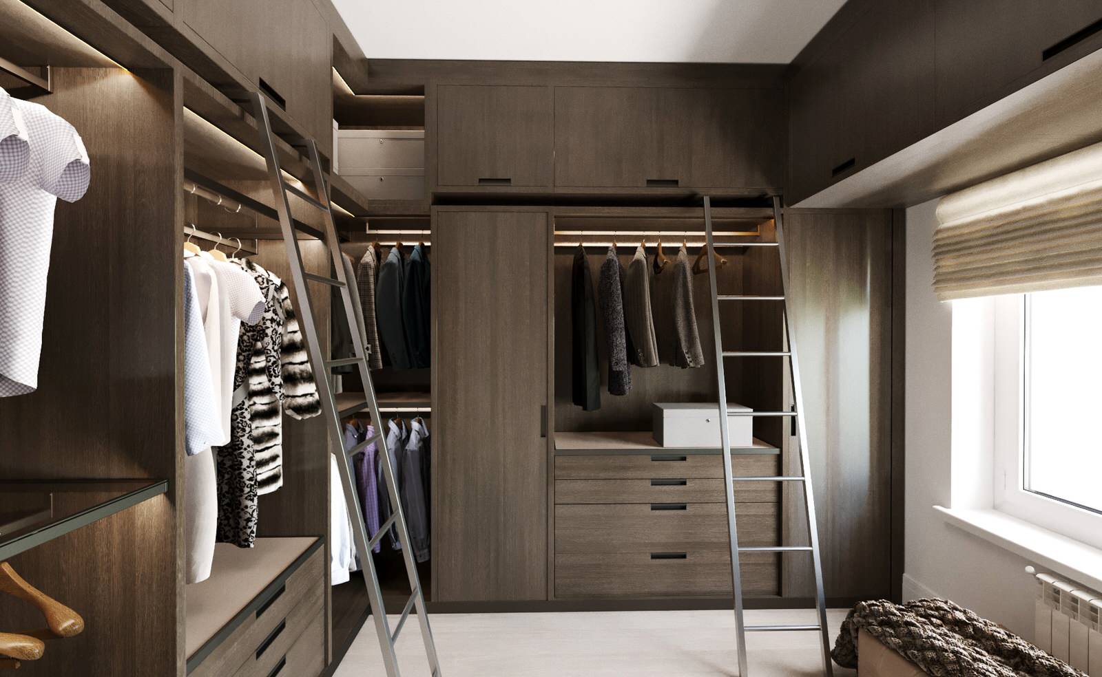 Дизайн гардеробной