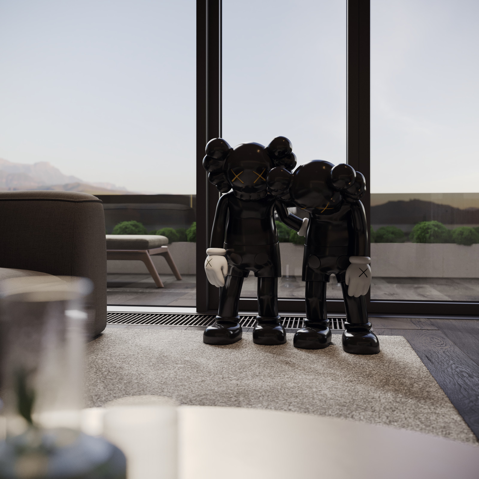 Минималистичная гостиная