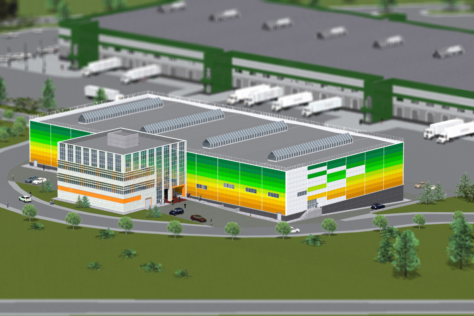 Обложка проекта: Торгово-офисное здание агропарка в Самаре