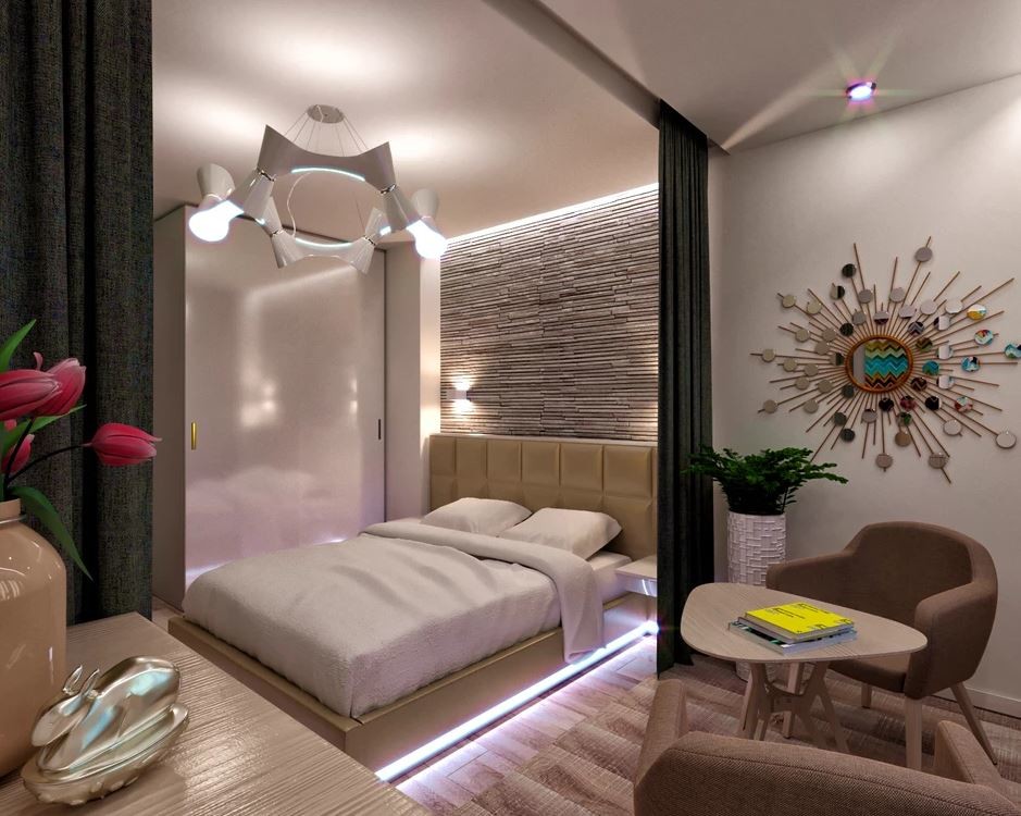 Обложка проекта: Однушка в ЖК "Алые Паруса" г.Владивосток