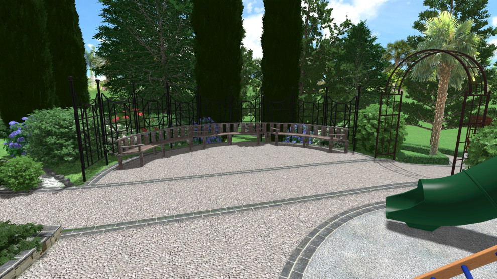 Детская площадка для санатория.