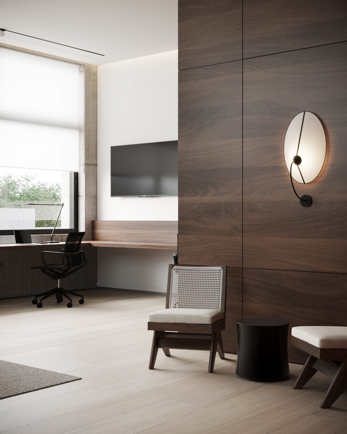 The Whale – Minimalist modern home office