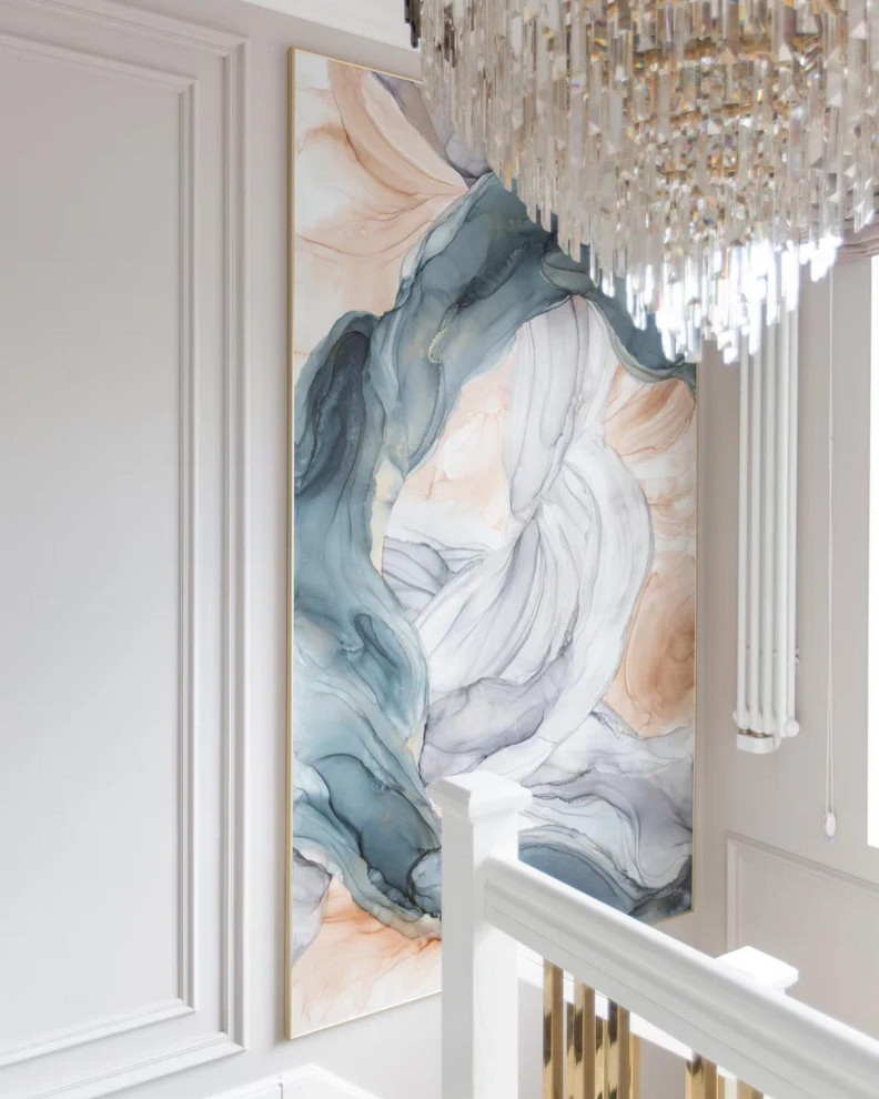 Интерьер прихожей и гостиной