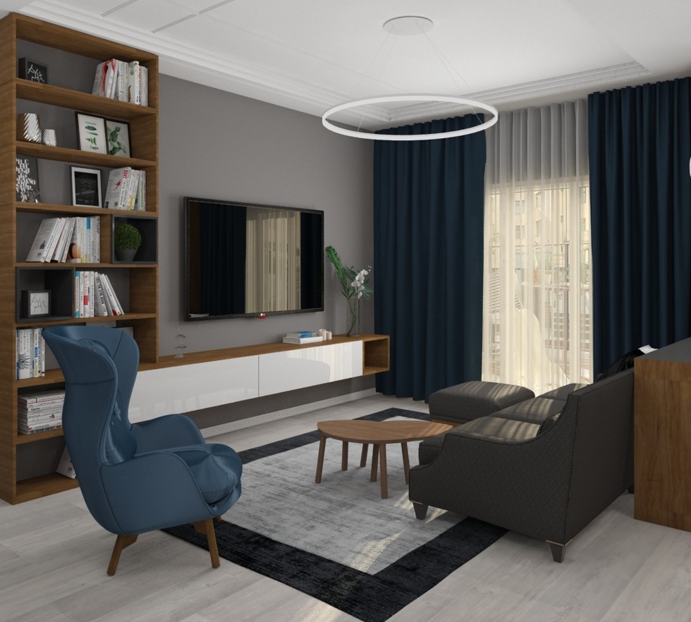 Квартира для молодой семьи в туманном настроении