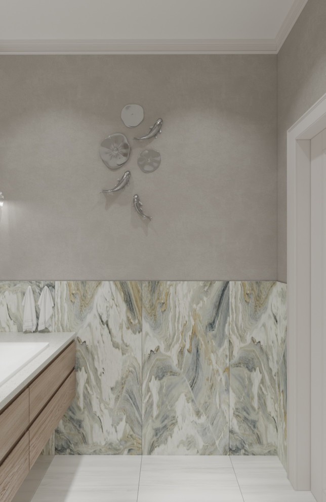 Дизайн интерьера двухэтажного дома 120 кв.м.