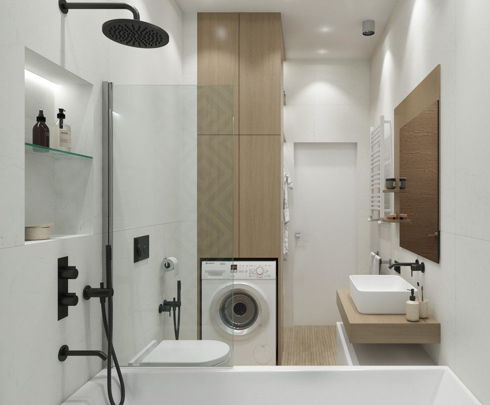 Квартира 50м2 в современном стиле для молодой семьи в ЖК "Ленинград"