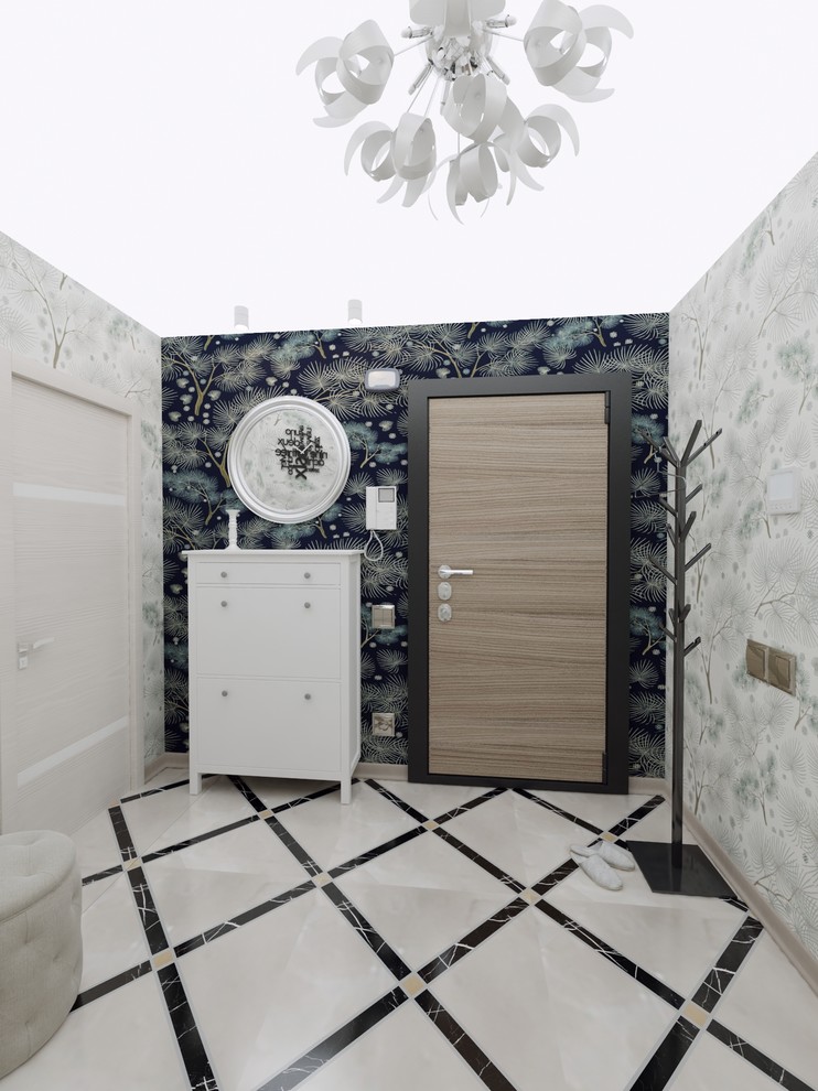 Обложка проекта: Однокомнатная квартира для молодой семьи с новорожденным в современном стиле