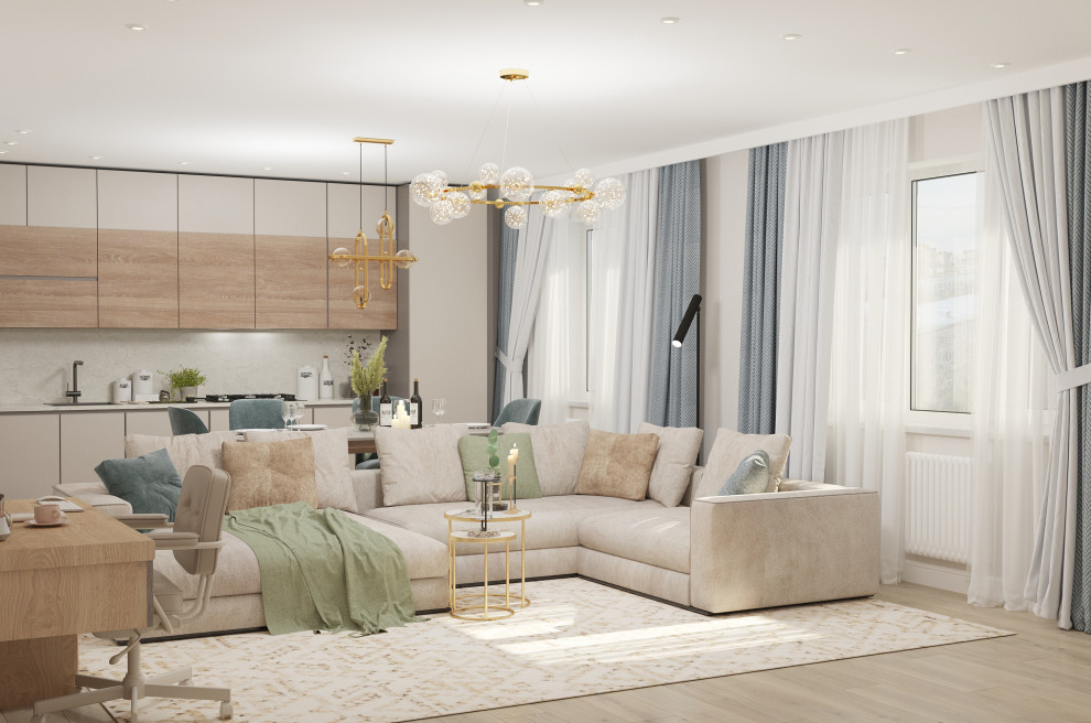 Квартира для семьи из трех человек.