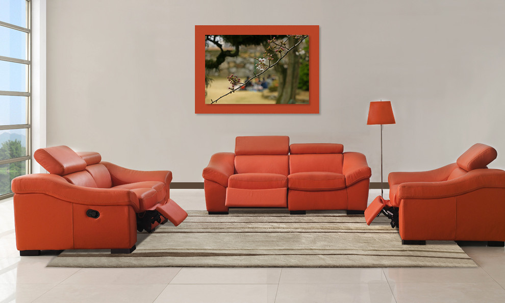 Визуализация принципа использования фотографии в интерьере гостиной