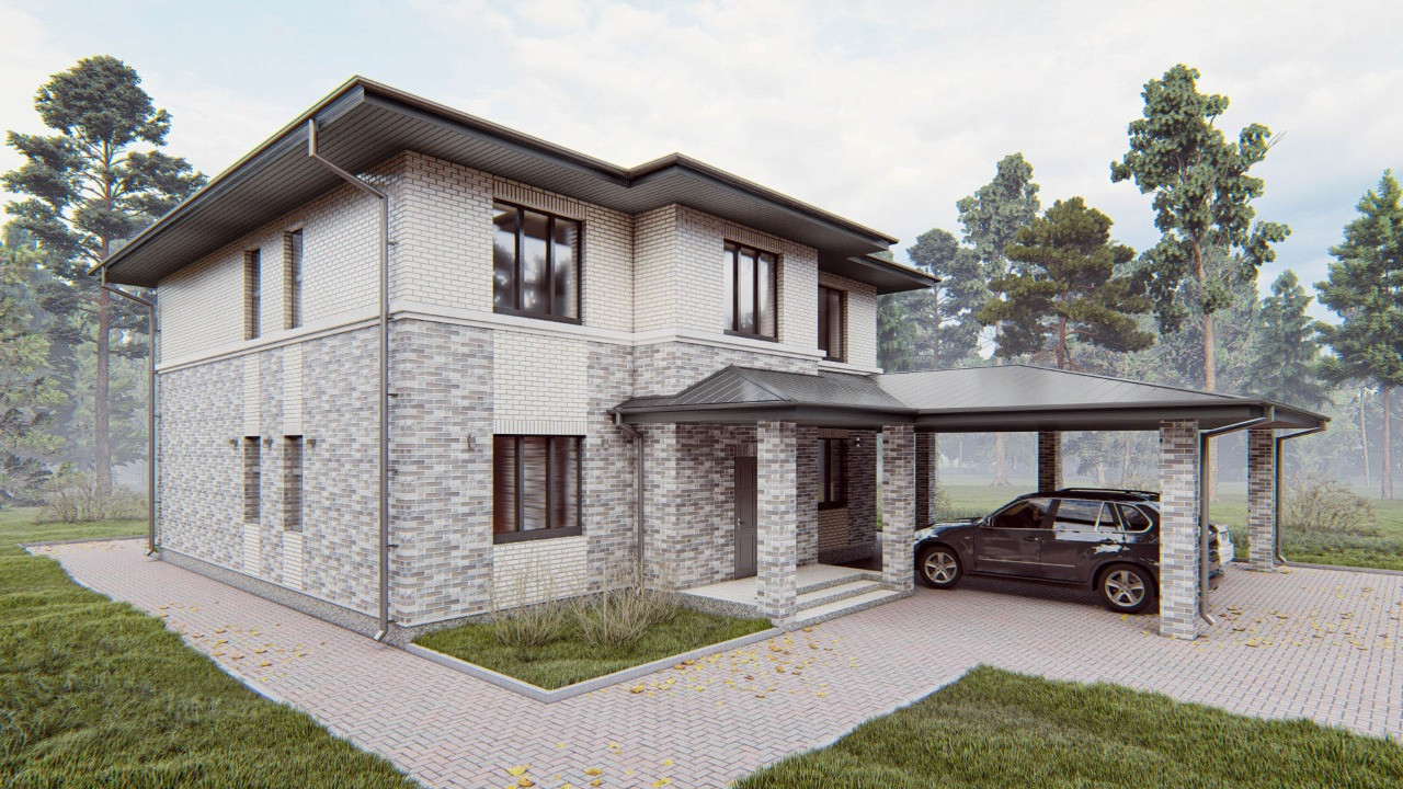 Проект индивидуального дома в Валуево