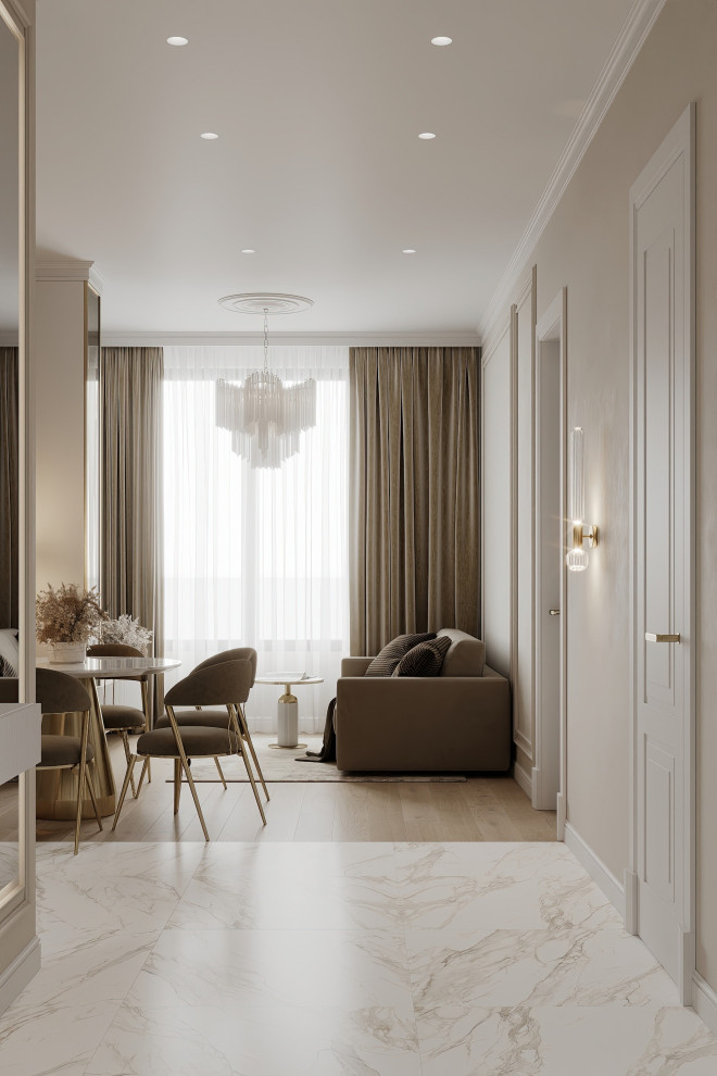 Дизайн и ремонт квартиры в ЖК Сердце Столицы - Поэзия неоклассики