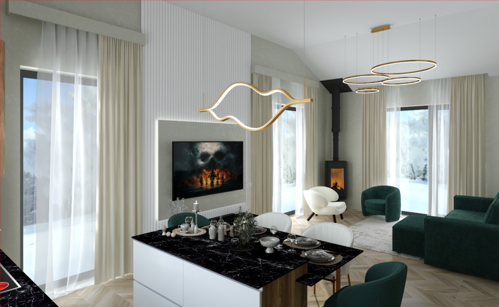 Обложка проекта: Дом в поселке Исеть Вилладж