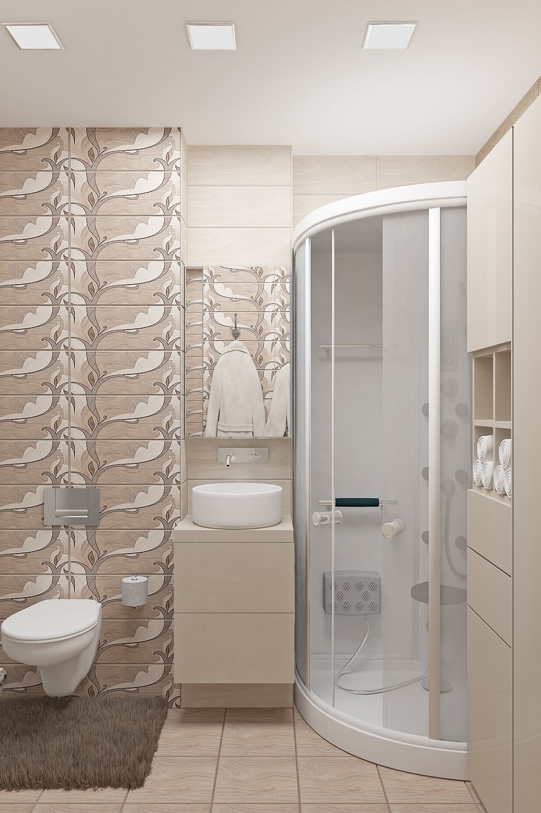 Дизайн двухкомнатной квартиры в Уфе «BONJOUR»