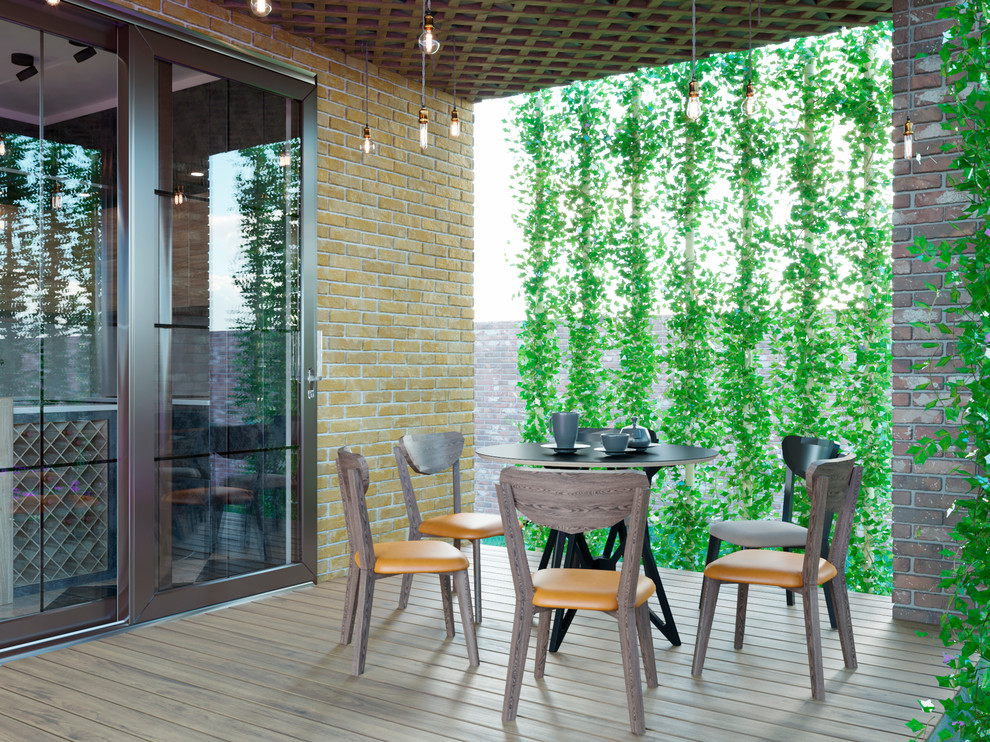 Двухэтажный дом в стиле лофт