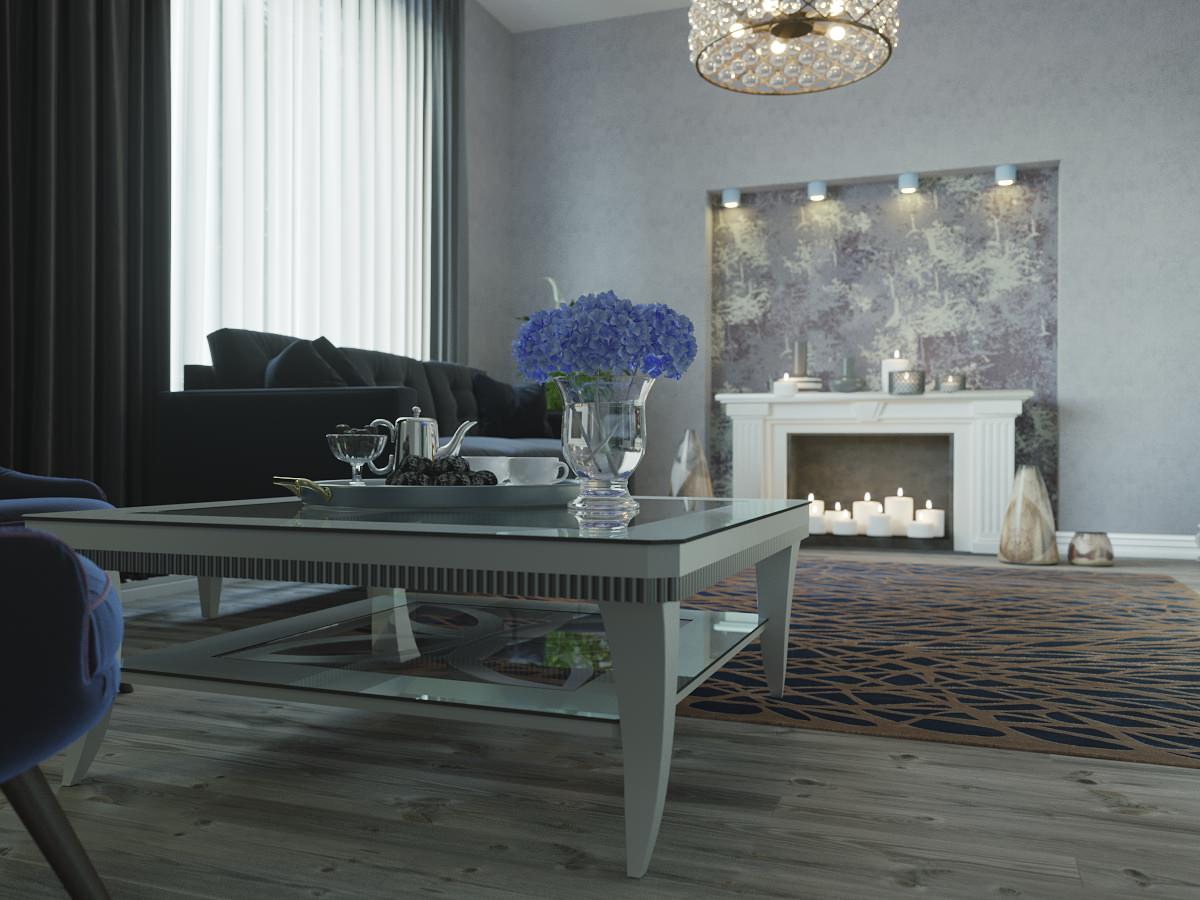 Гостиная в классическом стиле