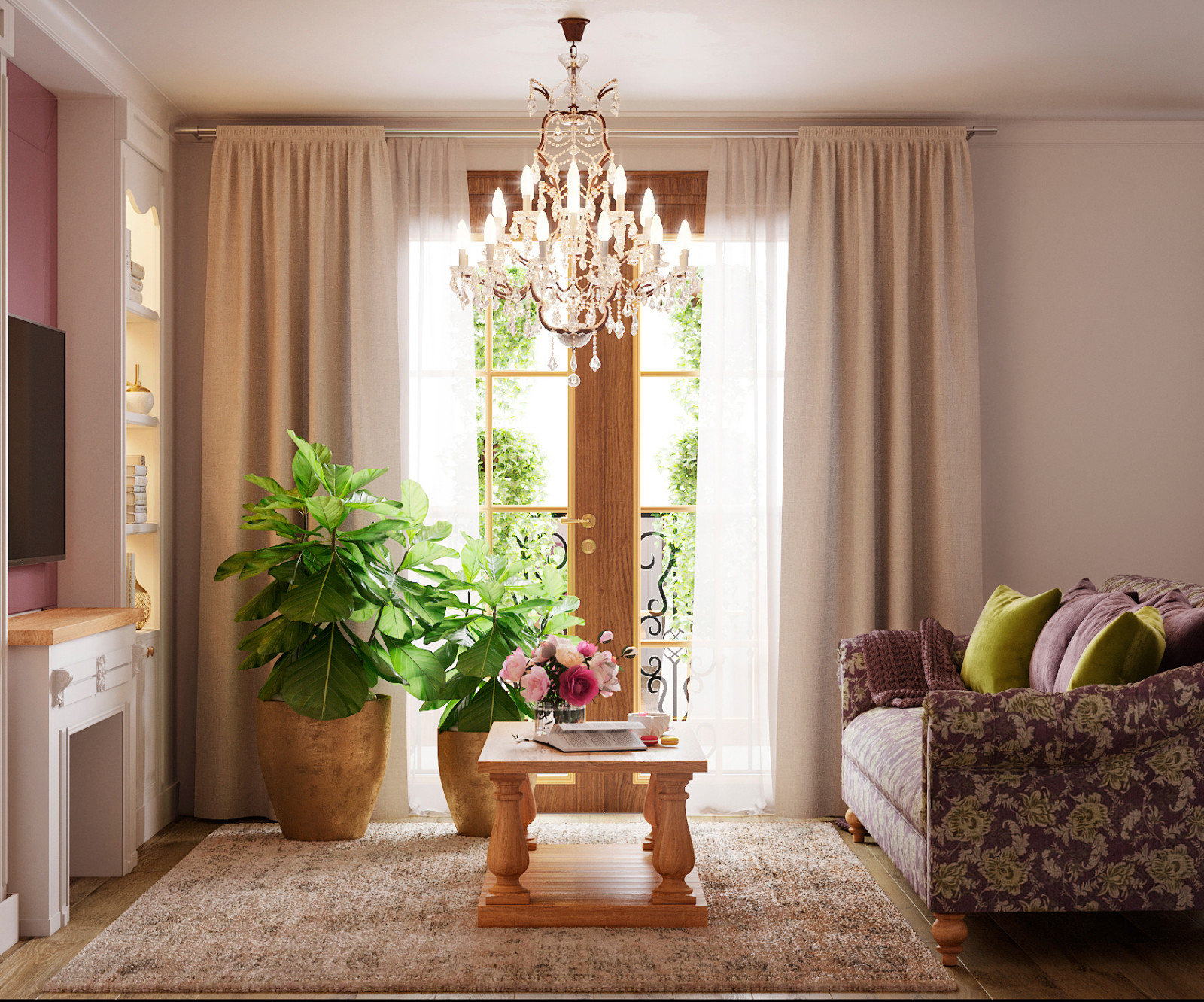 "Весенний сад" Квартира в стиле прованс