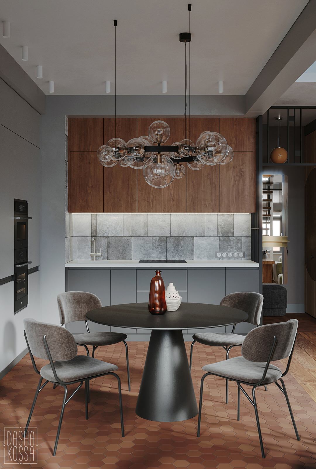 Двухуровневая квартира для загородной жизни в комфортных условиях