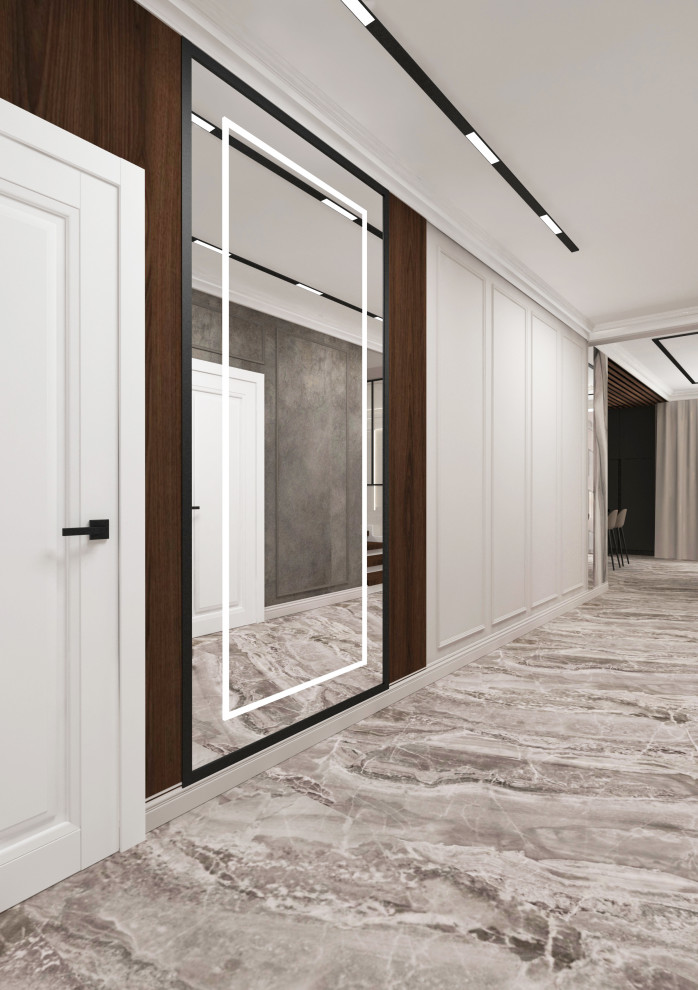 Кухня-гостиная из проекта частного дома 5 бригада