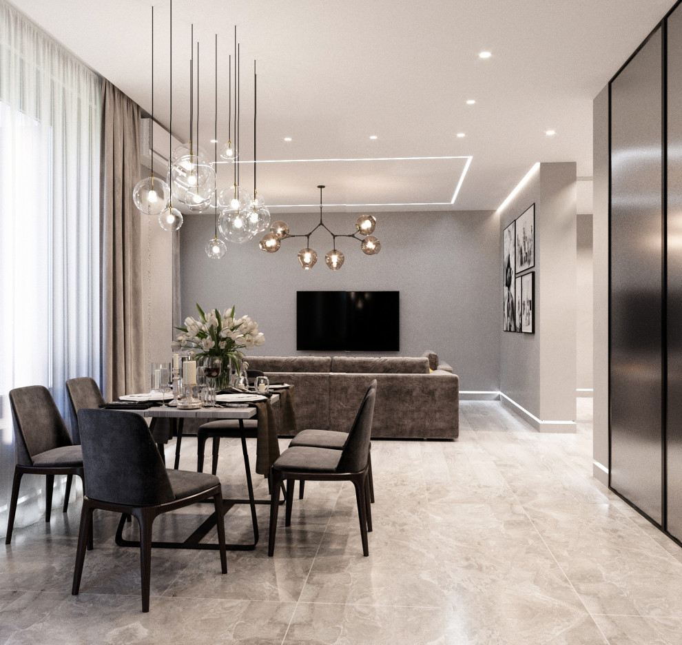 Гостиная-Холл-Столовая