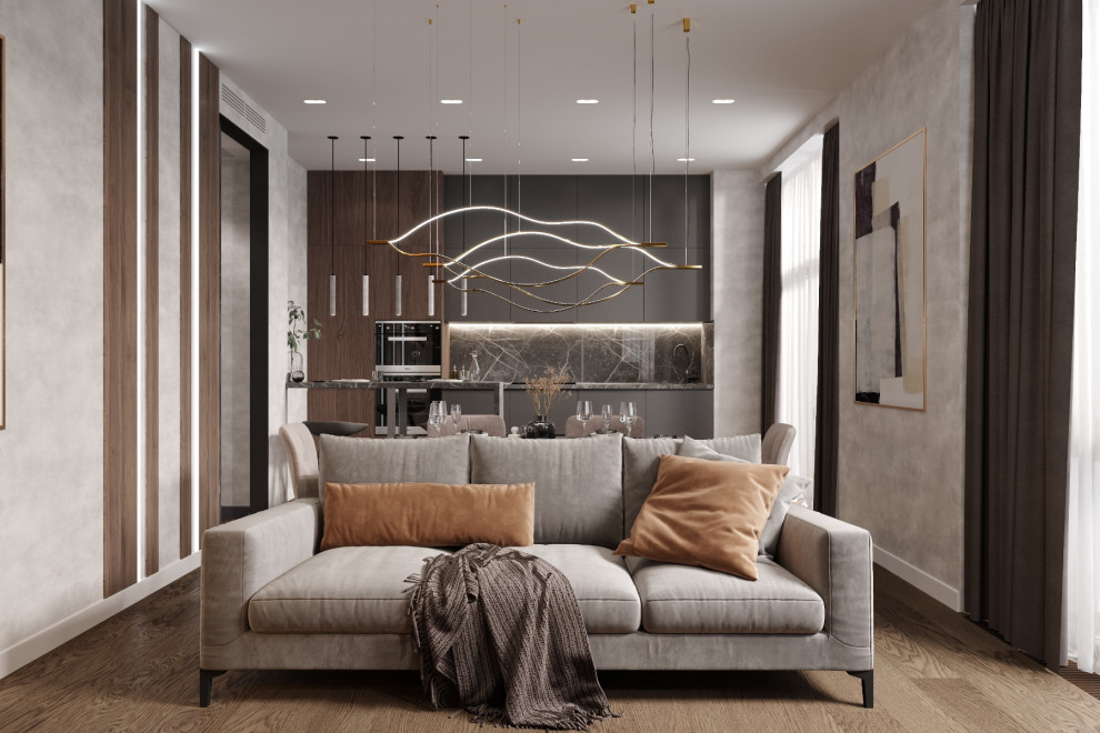 Квартира 83 кв. м. в современном стиле ЖК Life- Кутузовский.