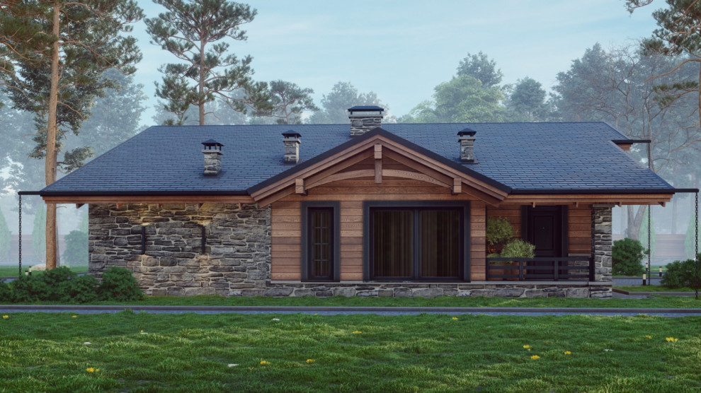 Обложка проекта: Дом с стиле Шале