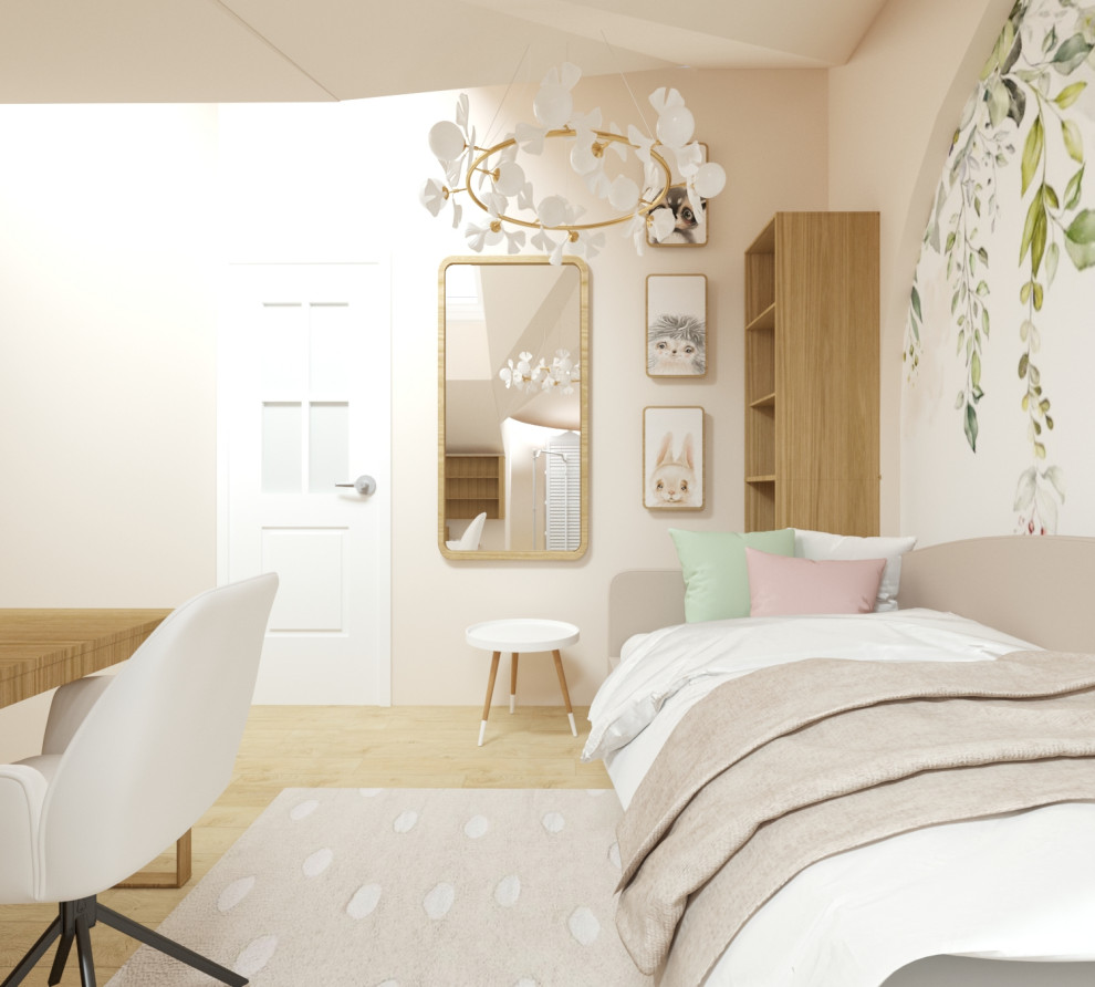 Проект детских комнат в Таунхаусе 25 м2