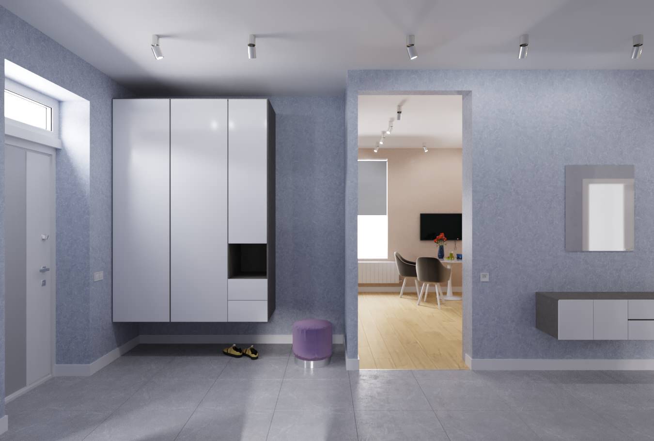 Дом с разворотом на юг