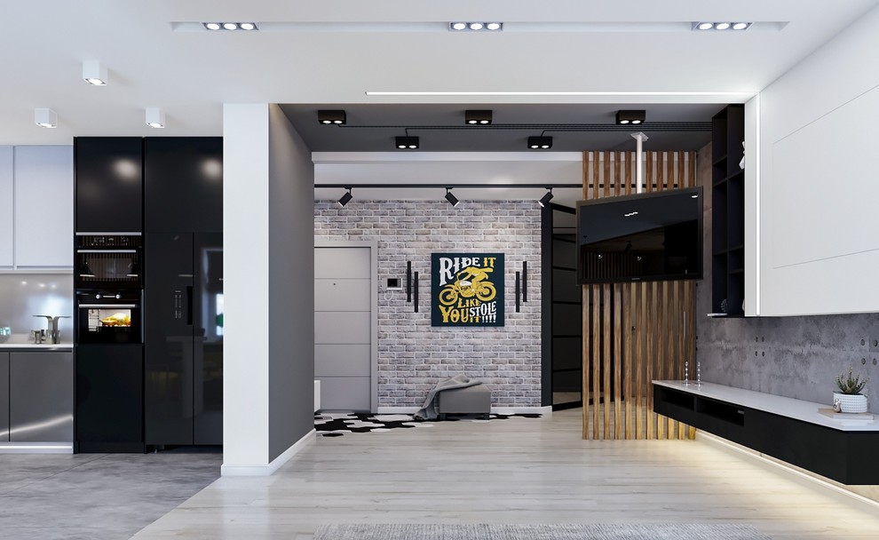 Дизайн - проект 3к. кв. 107 м2  в ЖК "Нормандия"