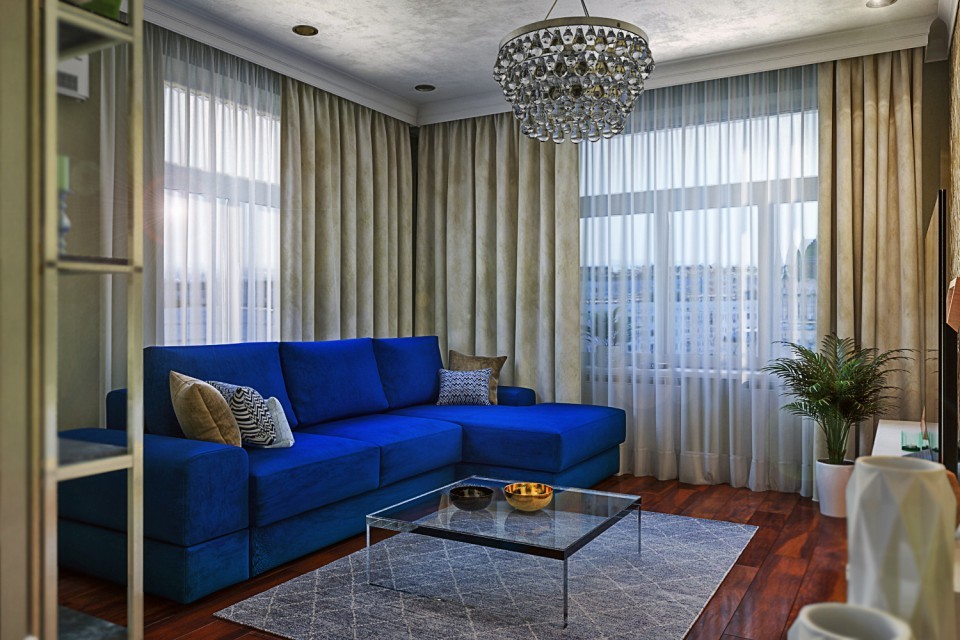 Обложка проекта: ДИЗАЙН ИНТЕРЬЕРА КВАРТИРЫ 80 КВ.М. В ЖК "ВОЛЖСКАЯ РИВЬЕРА"