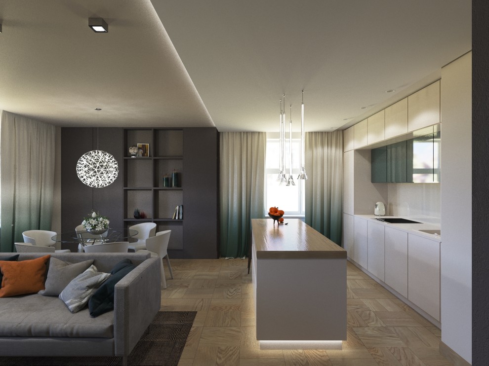 Обложка проекта: Проект квартиры в современном стиле