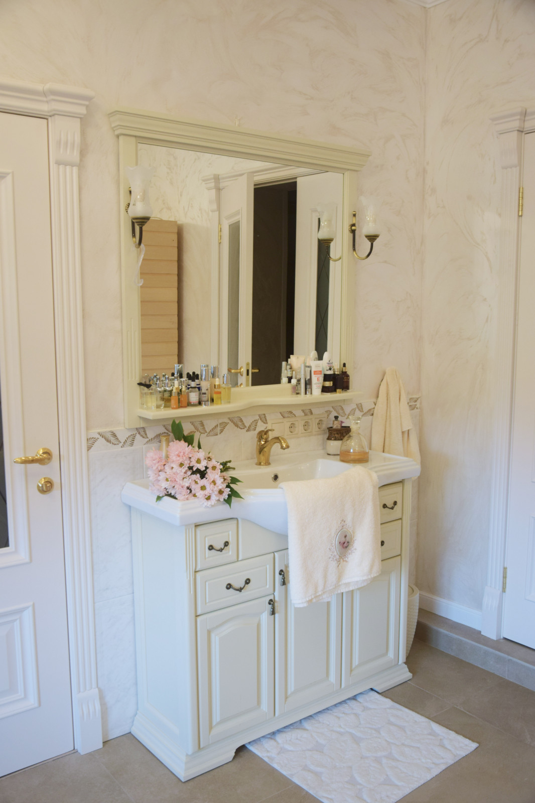 Пудровая роза