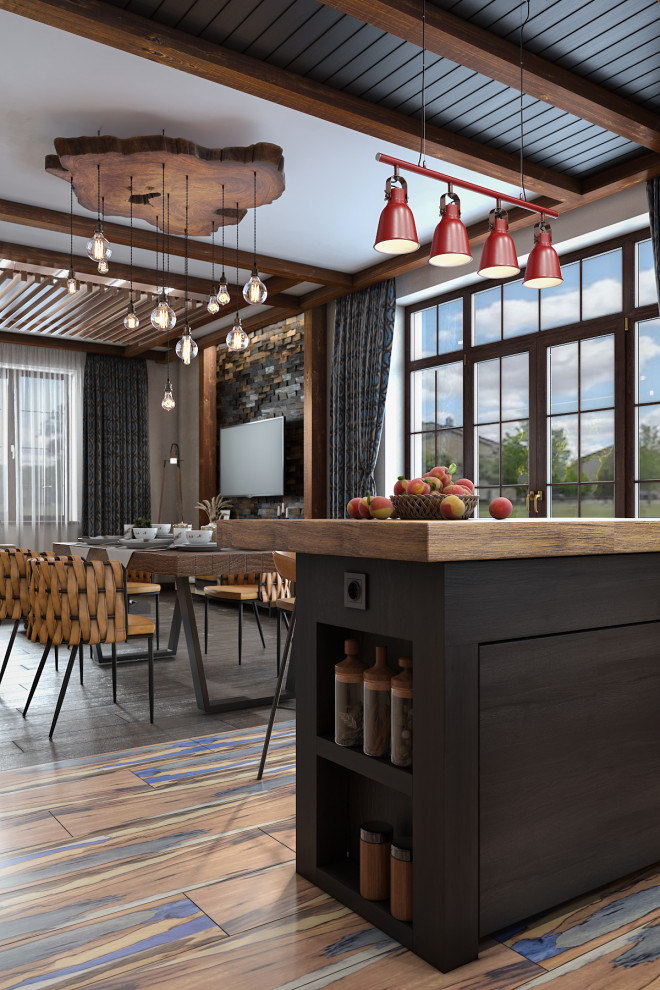 Загородный дом типа шале