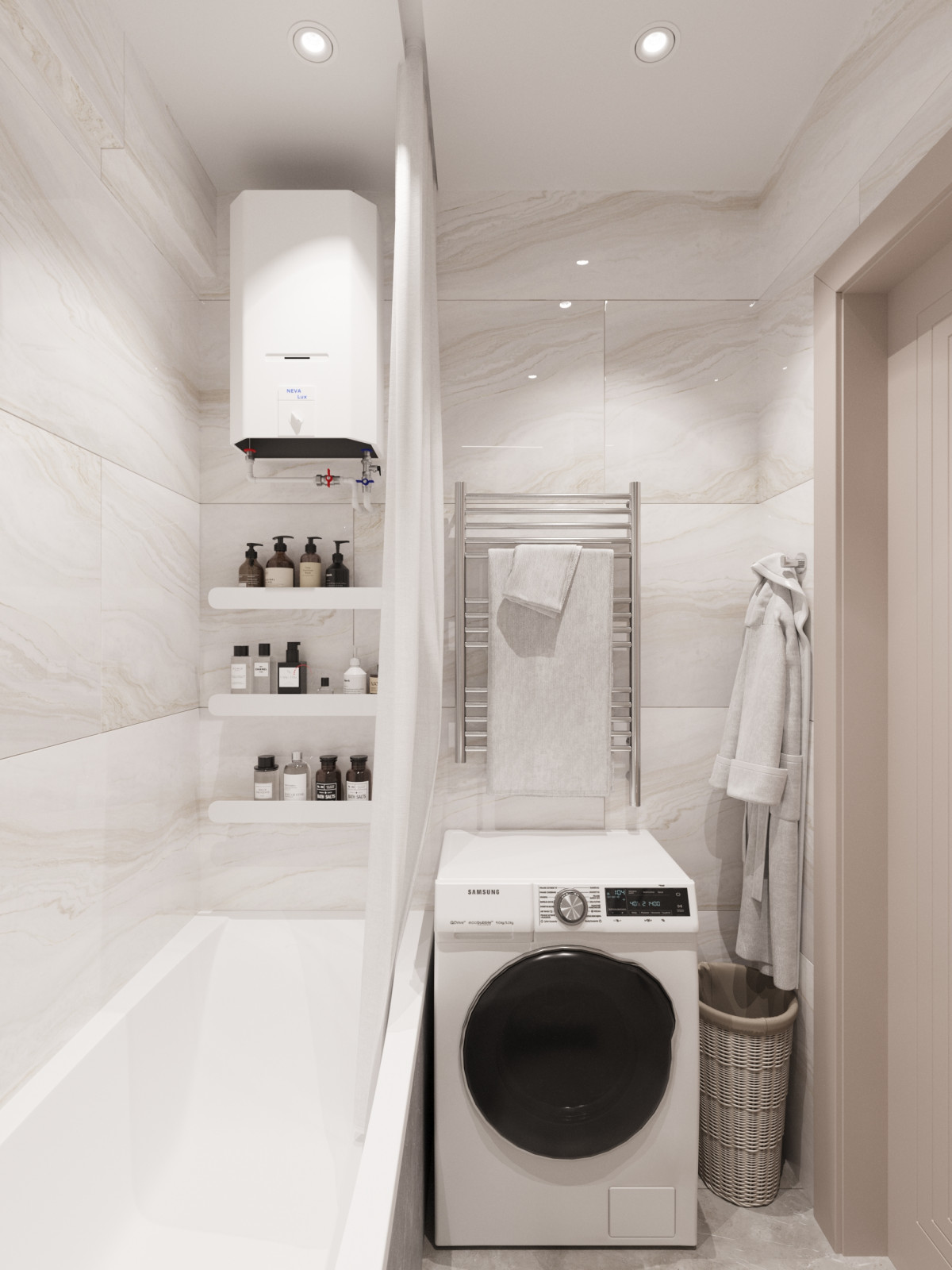 Дизайн проект квартиры 90 м2 с детской комнатой