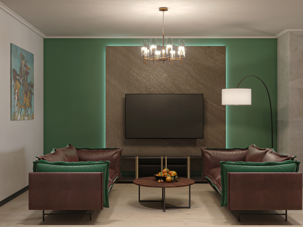 Зона ТВ в гостиной