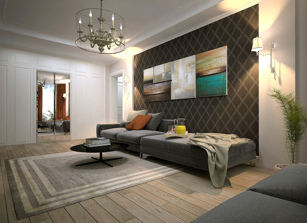 ГОСТИНАЯ С КАМИНОМ