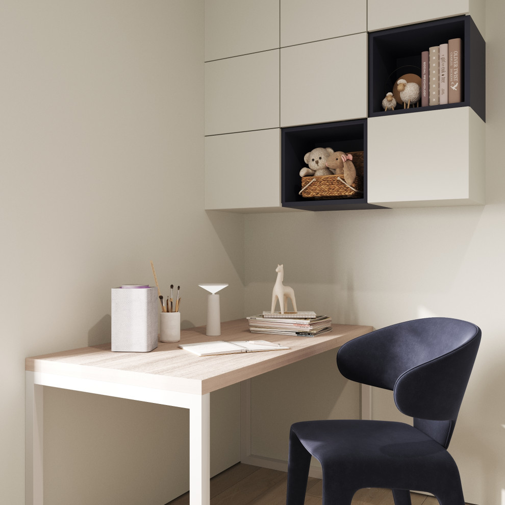 Проект 3-х комн. квартиры для семьи с 2 детьми в ЖК iLona, Санкт-Петербург, 2022