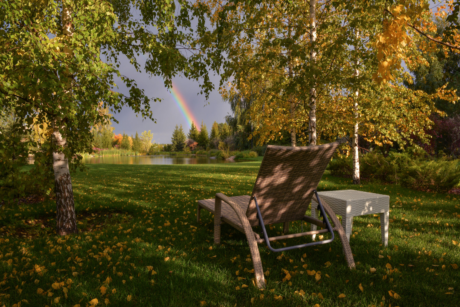 Проект сада с водоемом