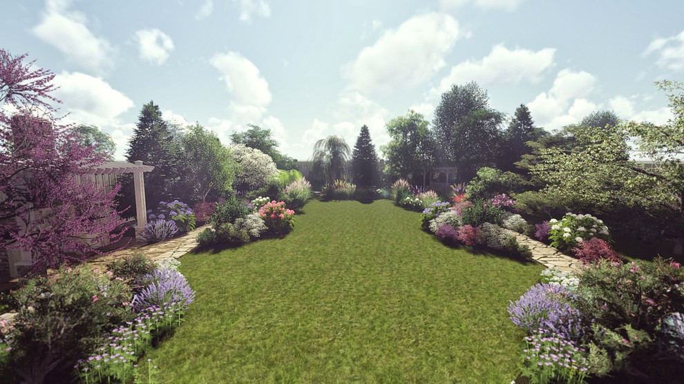 Частный двор. Площадь 20 соток