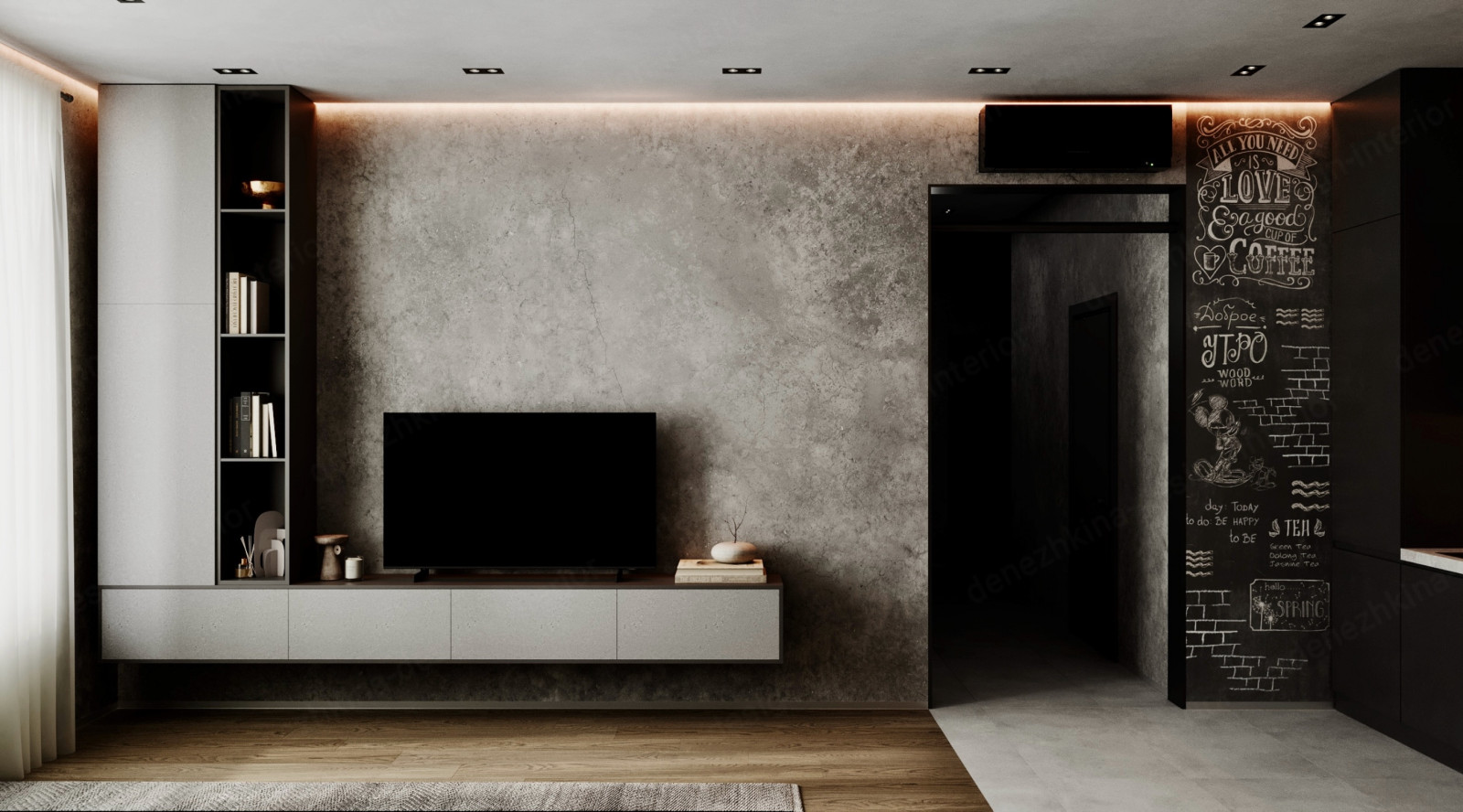 Дизайн проект 3 комнатной квартиры - ЖК Западный порт