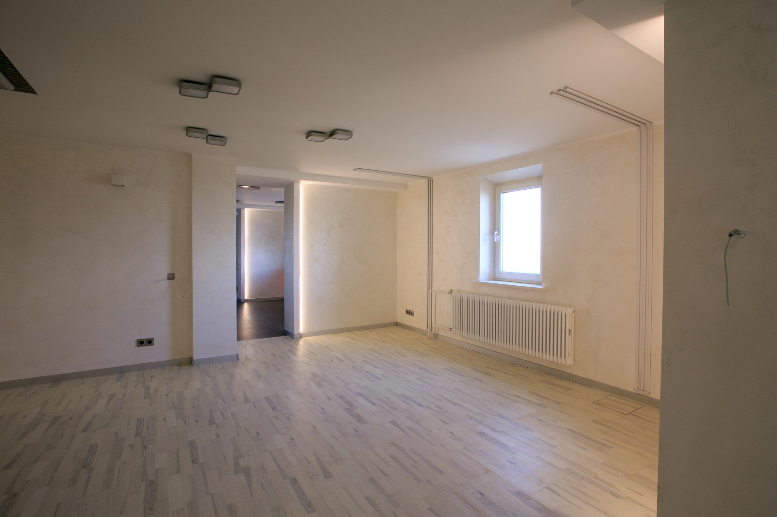 Переделка технического помещения в жилую зону - площадь - 140 м2