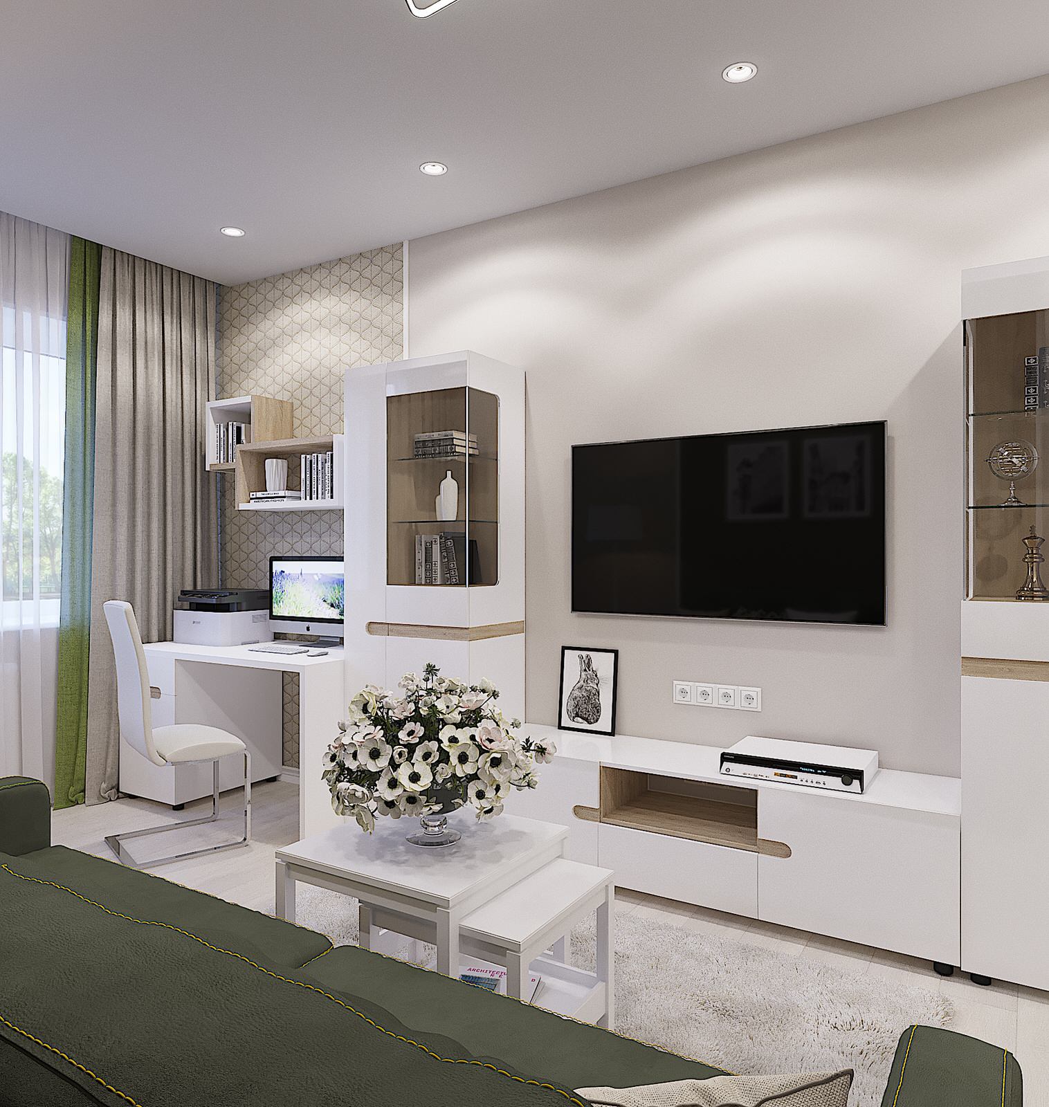 Проект двухкомнатной квартиры на пр.Ленина