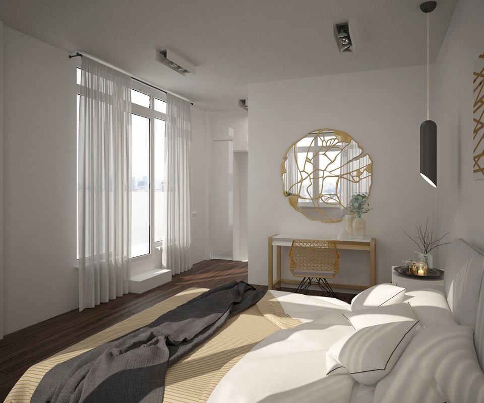 Black&White Квартира, 90 кв.м.