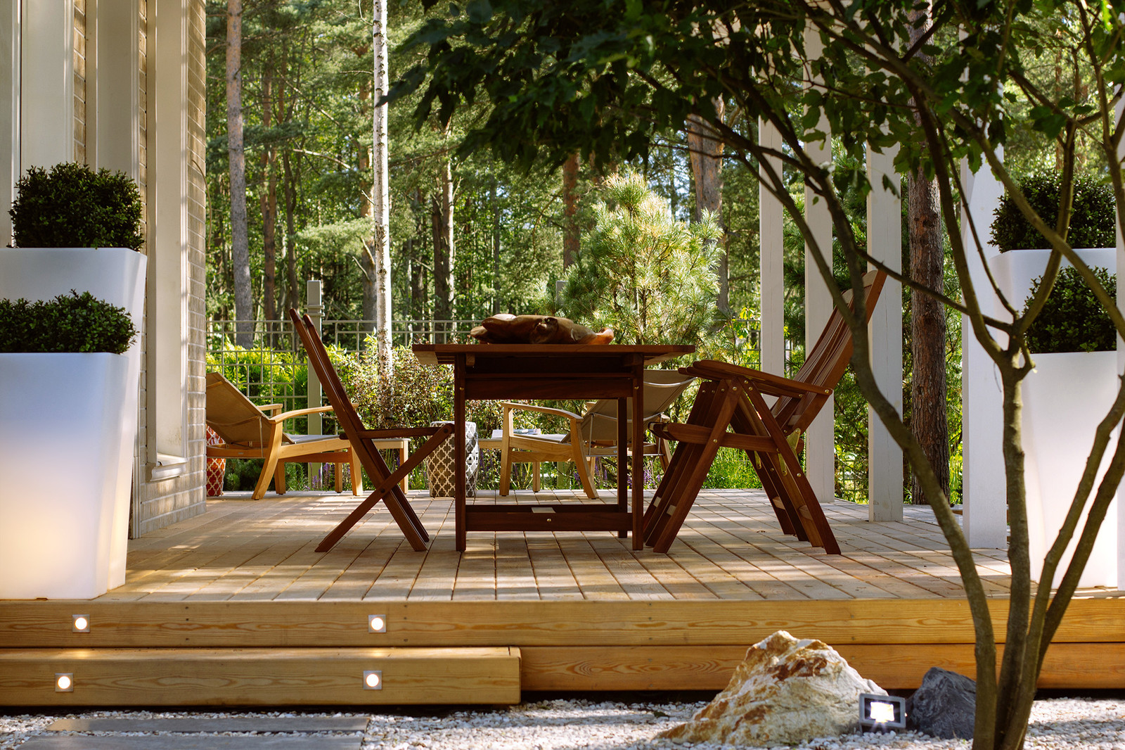 Сад в ''Охтинском парке''.