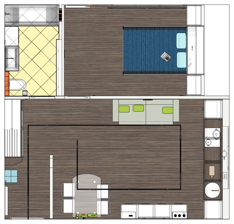 Дизайн 1-ой квартиры в двух
