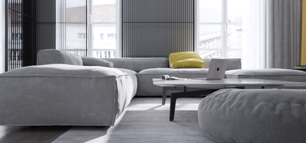 2-к комнатная квартира с современном стиле, 64 кв.м.