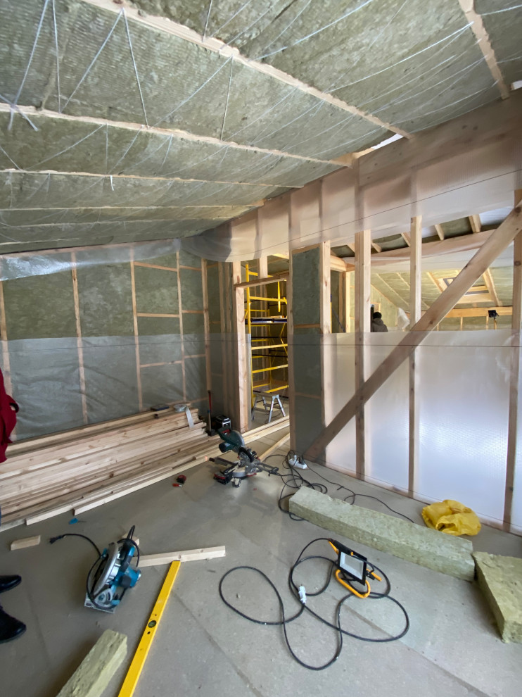 Новый проект дом в "Агалатово Экопарк". Фотографии "до"